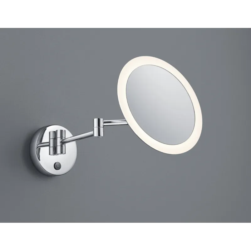 TRIO Applique intérieur chrome et blanc VIEW - Pas cher