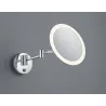 TRIO Applique intérieur chrome et blanc VIEW - Pas cher