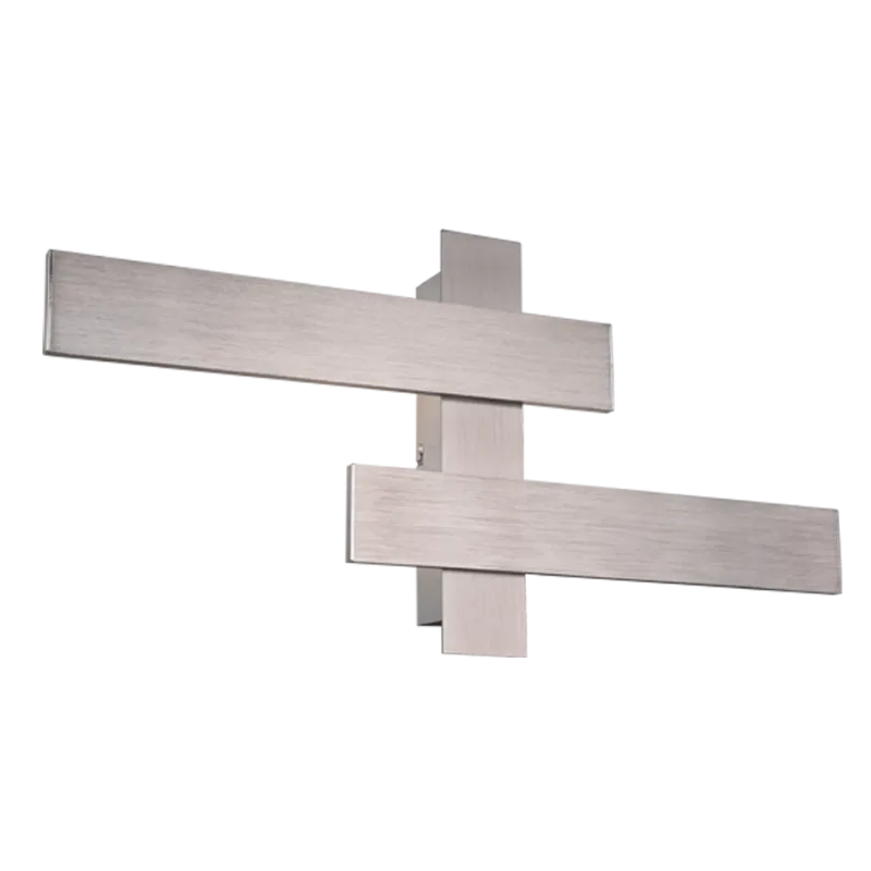 TRIO Applique intérieur nickel mat et blanc BELFAST - Pas cher