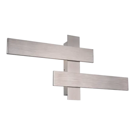 TRIO Applique intérieur nickel mat et blanc BELFAST - Pas cher