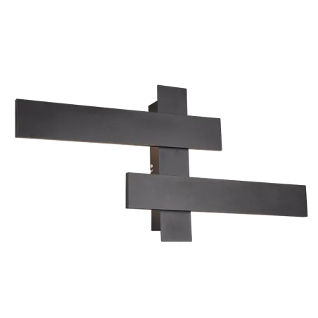 TRIO Applique intérieur noir mat et blanc BELFAST - Pas cher