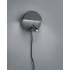 TRIO Applique intérieur noir mat et blanc MARIO - Pas cher