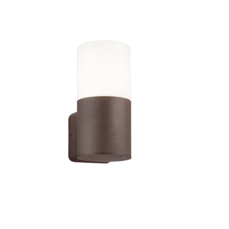 TRIO Applique extérieur rouille et blanc HOOSIC - Pas cher