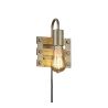TRIO Applique intérieur nickel antik et couleur bois KHAN - Pas cher