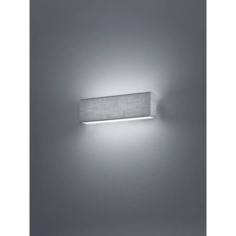 TRIO Applique intérieur blanc et gris LUGANO - Pas cher