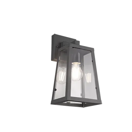 TRIO Applique extérieur antracite et transparent claire ARKANSAS - ...