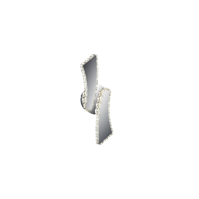 TRIO Applique intérieur chrome et transparent claire PHIN - Pas cher