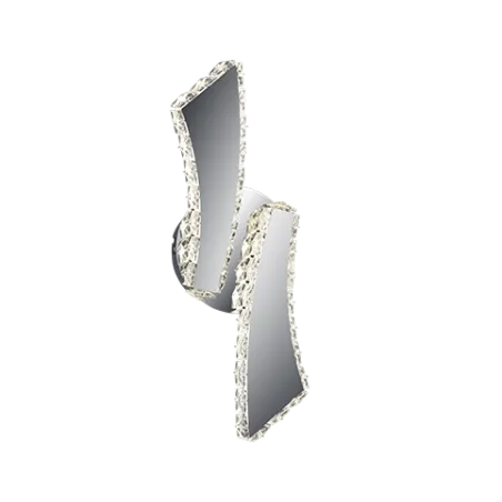 TRIO Applique intérieur chrome et transparent claire PHIN - Pas cher