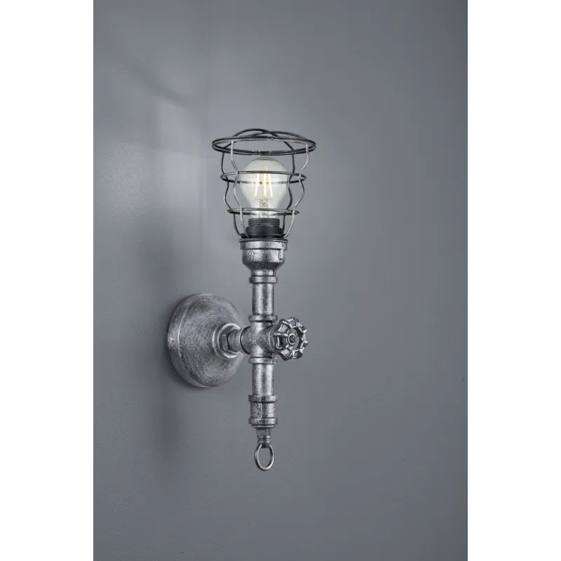 TRIO Applique intérieur argent antique GOTHAM - Pas cher