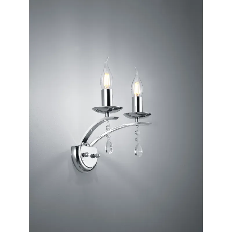 TRIO Applique intérieur chrome LUCERNA - Pas cher