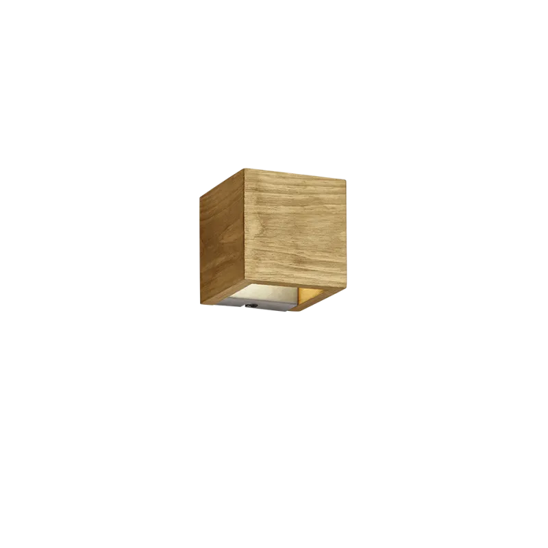 TRIO Applique intérieur couleur bois BRAD - Pas cher