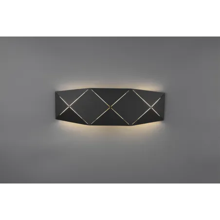 TRIO Applique intérieur noir mat ZANDOR - Pas cher
