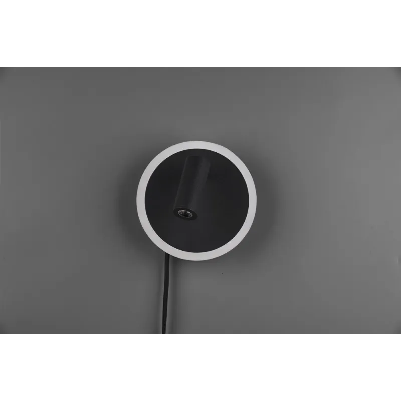 TRIO Applique intérieur noir mat JORDAN - Pas cher