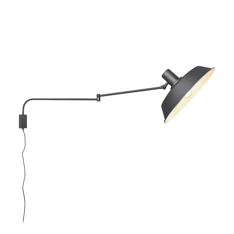 TRIO Applique intérieur noir mat BOLDER - Pas cher