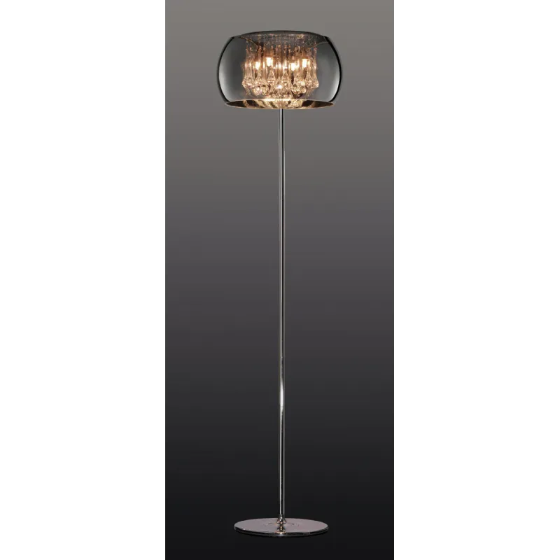 TRIO Lampadaire intérieur chrome VAPORE - Pas cher