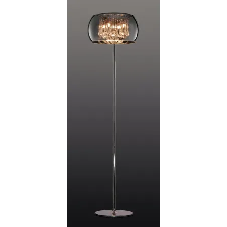 TRIO Lampadaire intérieur chrome VAPORE - Pas cher