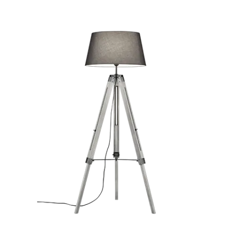TRIO Lampadaire intérieur gris TRIPOD - Pas cher