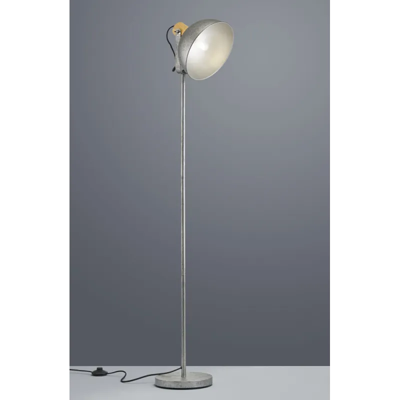 TRIO Lampadaire intérieur nickel antik DELHI - Pas cher