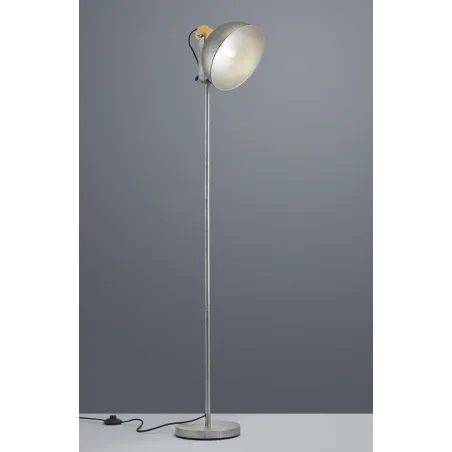 TRIO Lampadaire intérieur nickel antik DELHI - Pas cher