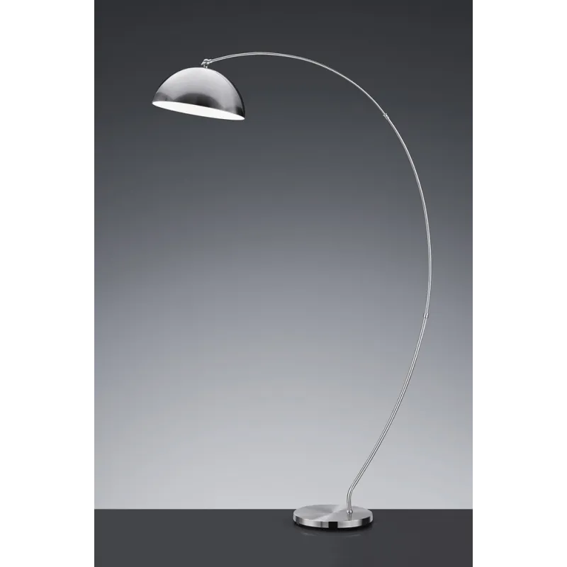 TRIO Lampadaire intérieur nickel mat FLORESTAN - Pas cher