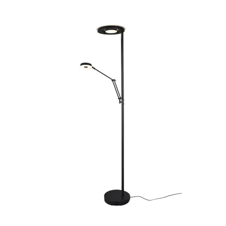 TRIO Lampadaire intérieur noir mat BARRIE - Pas cher