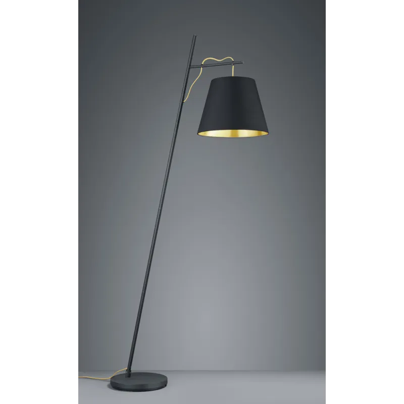 TRIO Lampadaire intérieur noir mat ANDREUS - Pas cher