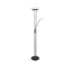 TRIO Lampadaire intérieur noir mat et albâtre ORSON - Pas cher