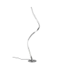 TRIO Lampadaire intérieur aluminium balayé et blanc RUBIN - Pas cher