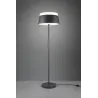 TRIO Lampadaire intérieur antracite et blanc BARONESS - Pas cher