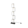 TRIO Lampadaire intérieur antracite et blanc CAFU - Pas cher