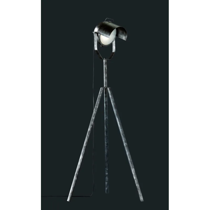 TRIO Lampadaire intérieur argent antique et blanc NO.5 - Pas cher