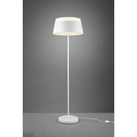 TRIO Lampadaire intérieur blanc mat et blanc BARONESS - Pas cher