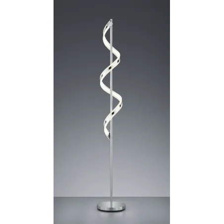 TRIO Lampadaire intérieur chrome et blanc SYDNEY - Pas cher
