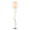 TRIO Lampadaire intérieur chrome et blanc CANNES II - Pas cher