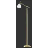 TRIO Lampadaire intérieur laiton mat et blanc ICARO - Pas cher