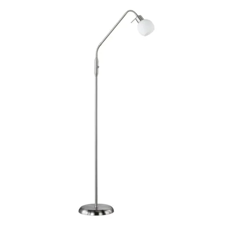 TRIO Lampadaire intérieur nickel mat et blanc FREDDY - Pas cher