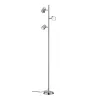 TRIO Lampadaire intérieur nickel mat et blanc NARCOS - Pas cher