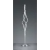 TRIO Lampadaire intérieur nickel mat et blanc LOOP - Pas cher
