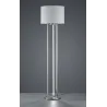 TRIO Lampadaire intérieur nickel mat et blanc TANDORI - Pas cher