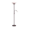 TRIO Lampadaire intérieur rouille et blanc GERRY - Pas cher