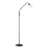 TRIO Lampadaire intérieur rouille antique et blanc FREDDY - Pas cher