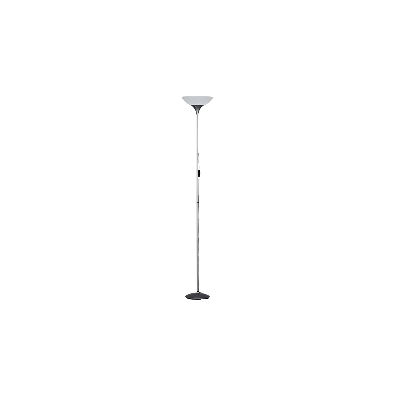 TRIO Lampadaire intérieur titane et blanc DEZWO - Pas cher