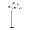 TRIO Lampadaire intérieur antracite et fumé BALINI - Pas cher