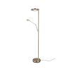 TRIO Lampadaire intérieur laiton mat et noir BARRIE - Pas cher