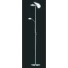 TRIO Lampadaire intérieur nickel mat et noir SPLIT - Pas cher