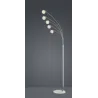 TRIO Lampadaire intérieur chrome et transparent claire CHRIS - Pas ...