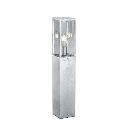 TRIO Lampadaire extérieur zinkfarbig et transparent claire GARONNE ...