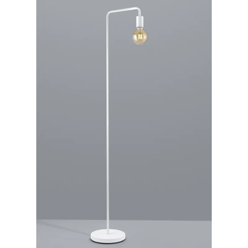 TRIO Lampadaire intérieur blanc mat DIALLO - Pas cher
