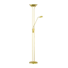 TRIO Lampadaire intérieur laiton mat SPOCK - Pas cher