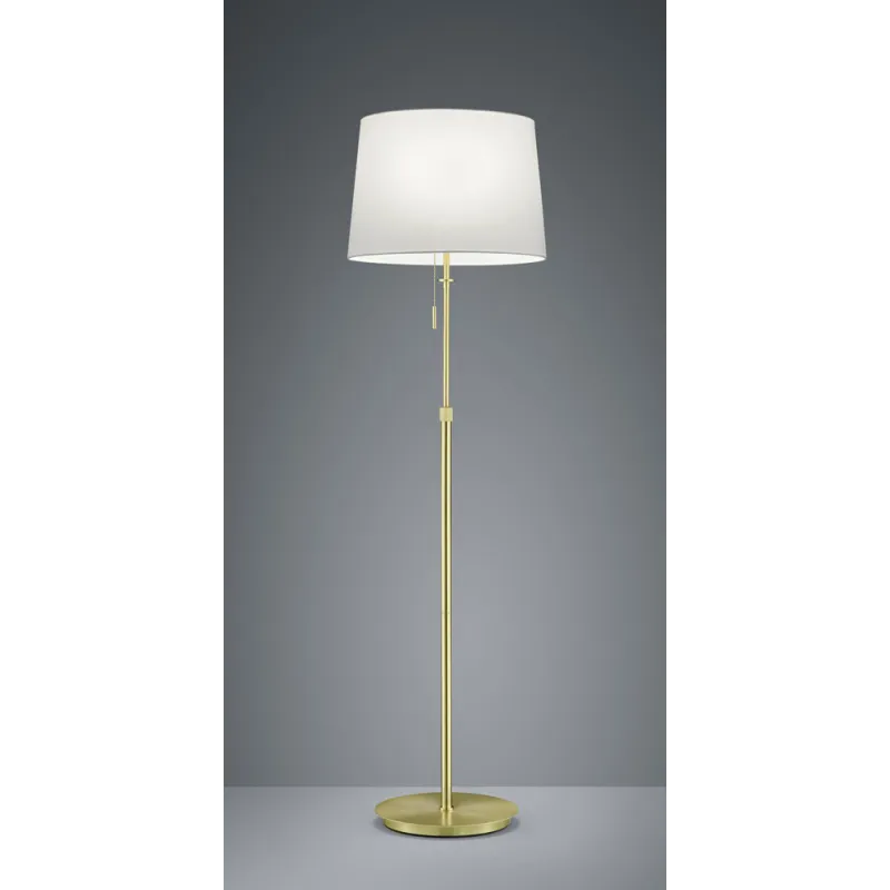 TRIO Lampadaire intérieur laiton mat LYON - Pas cher
